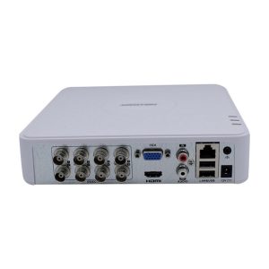 8 Turbo HD/AHD/Analog interface input, 8-ch HDTVI coaxial video & audio input, 1-ch RCA audio input, 4-ch IP video input(up to 12-ch IP), 1 SATA interface, 1 RJ45 100M, CH01&02:3MP@15fps, CH01-08:1920×1080P/4MP Lite@15fps/ch, mini 1U case, Support Coaxial Audio Signal