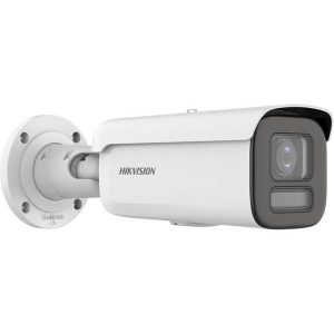 High quality imaging with 8 MP resolution, Motorized varifocal lens (3.6-9mm) for easy installation and monitoring, 24/7 colorful imaging, Clear imaging against strong backlight due to 130 dB WDR technology, Focus on human and vehicle targets classification based on deep learning, Efficient H.265+ compression technology, Water and dust resistant (IP67) and vandal resistant (IK10)